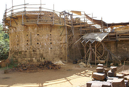 Guédelon Castle in Treigny, Yonne, France, 
near Auxerre.  Due to be completed in 2025.